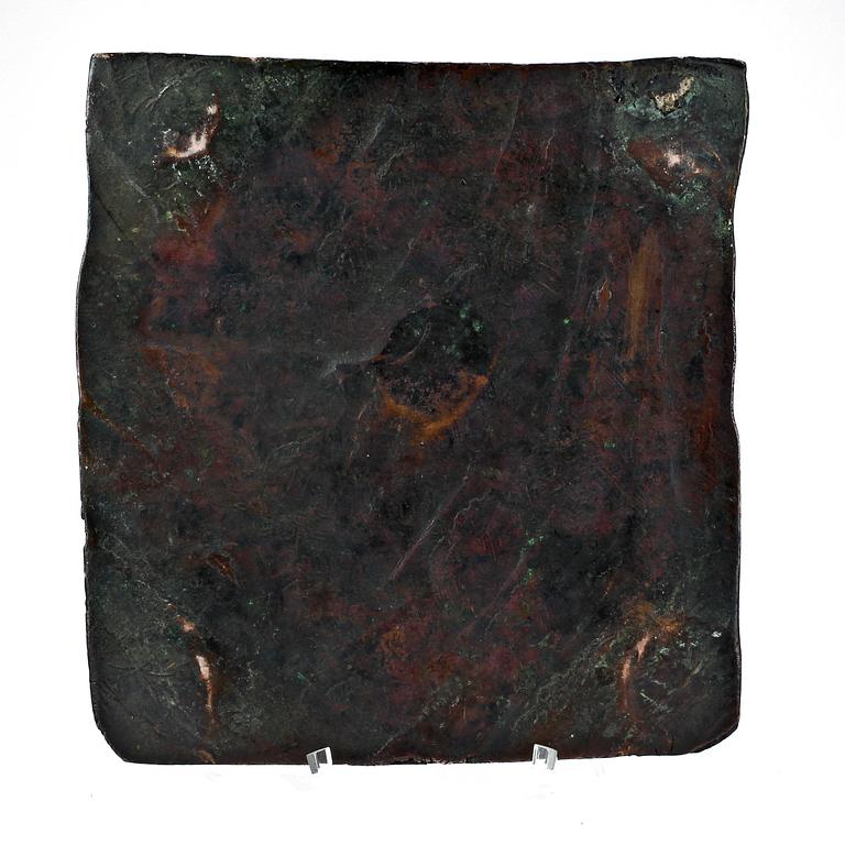 PLÅTMYNT, koppar, 2 daler silvermynt, Karl XII, 1710.