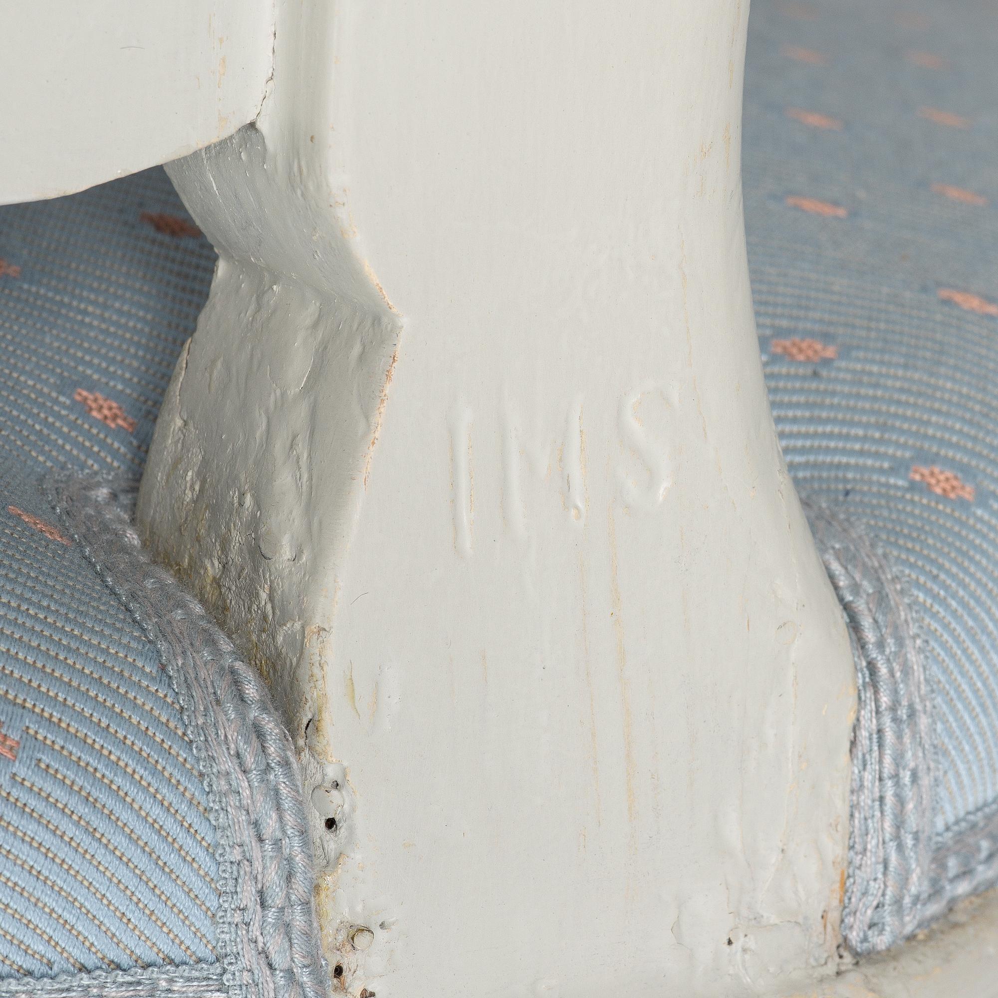 Stolar, ett par, gustavianska, 1700-talets andra hälft.