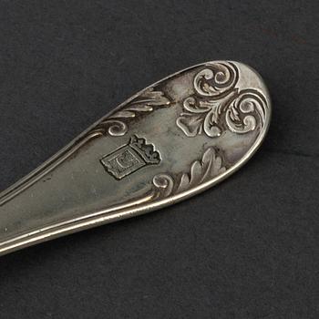 CUTLERY, 35 pieces, silver, 19th and 20th century.