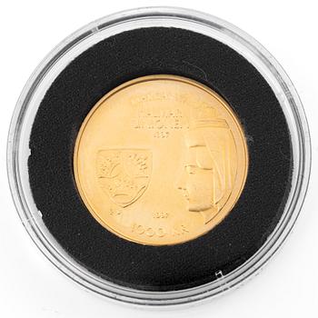 Guldmynt, Sverige, Carl XVI Gustav, 1000 kr, 1997.