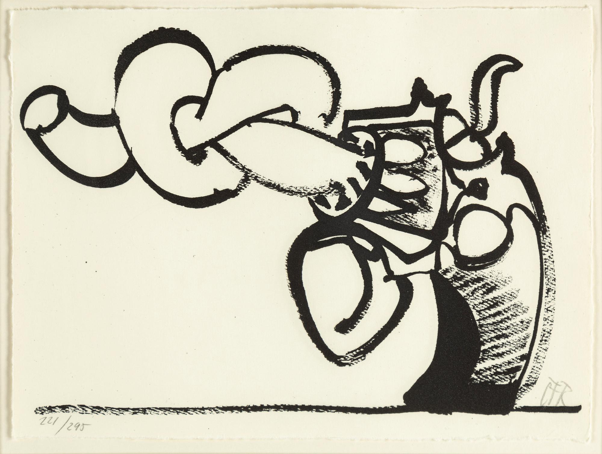 CARL FREDRIK REUTERSWÄRD, färglitografi, monogramsignerad och numrerad 221/295.