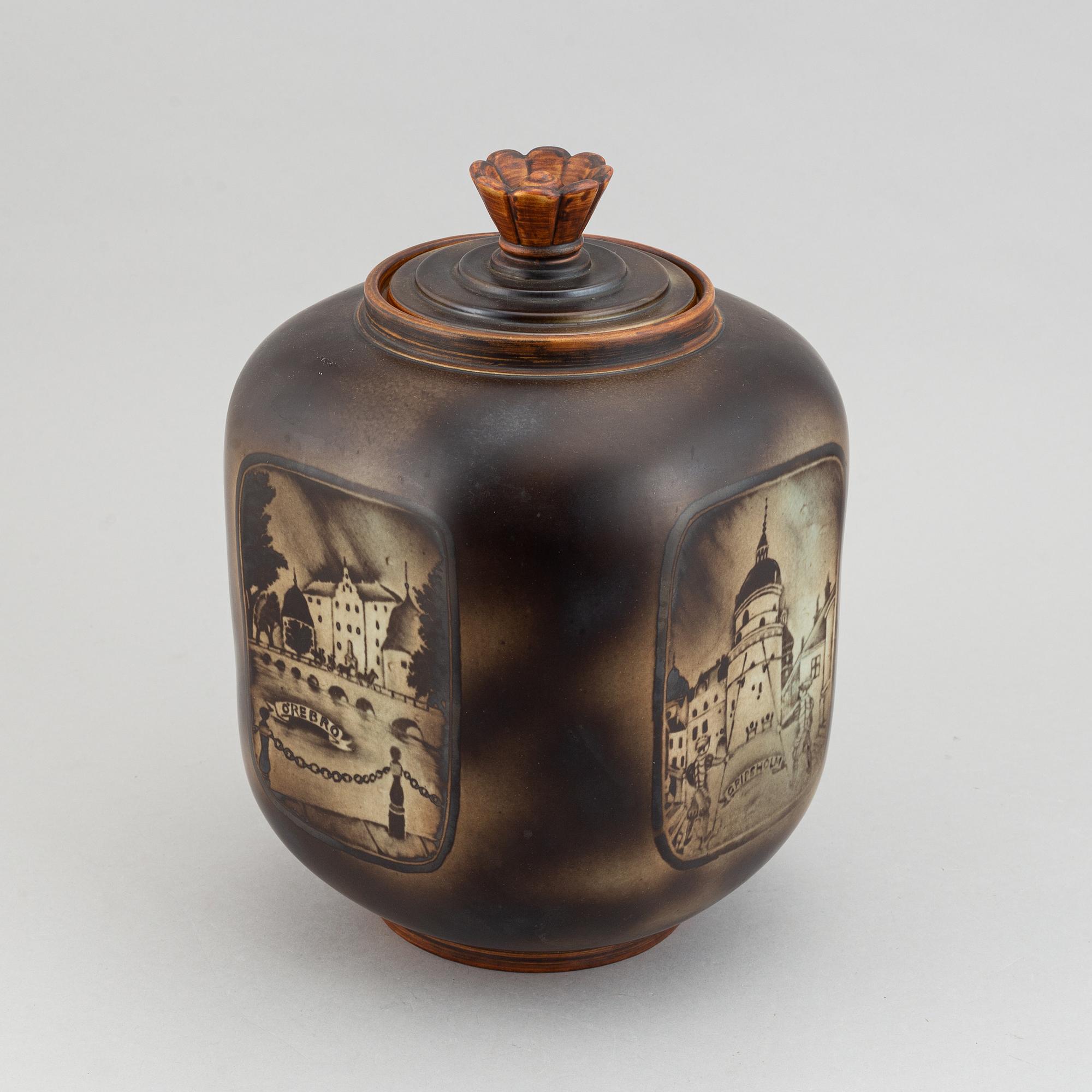 Gunnar Nylund, "Flambé" vase.