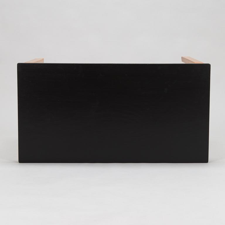 Alvar Aalto, amid 20th century 'K81' desk and '60' stool for O.Y. Huonekalu-ja Rakennustyötehdas A.B.