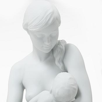Lladró, figuriner, 3 st, "A nurturing bond", "Loving touch" och "Want to be like you", Spanien.