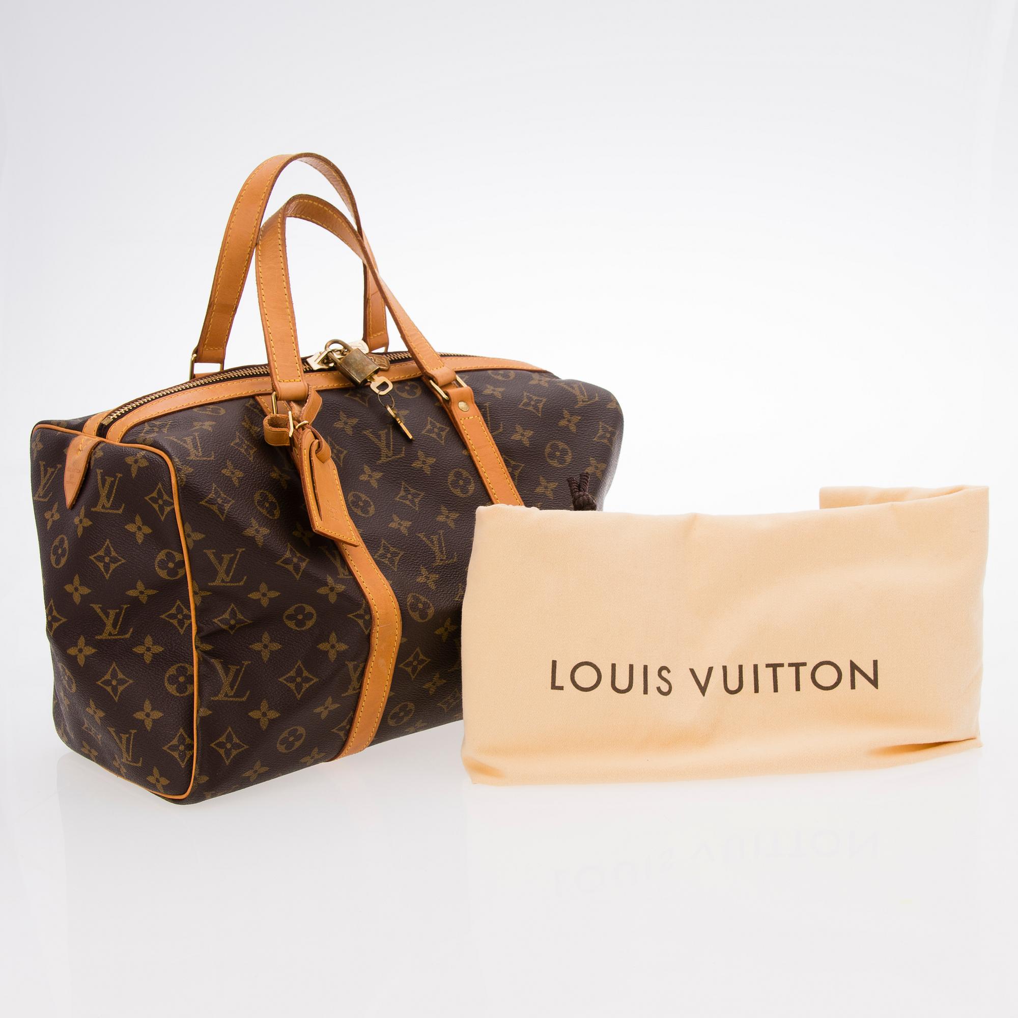 MONOGRAM CANVAS KEEPALL 35 BAG.