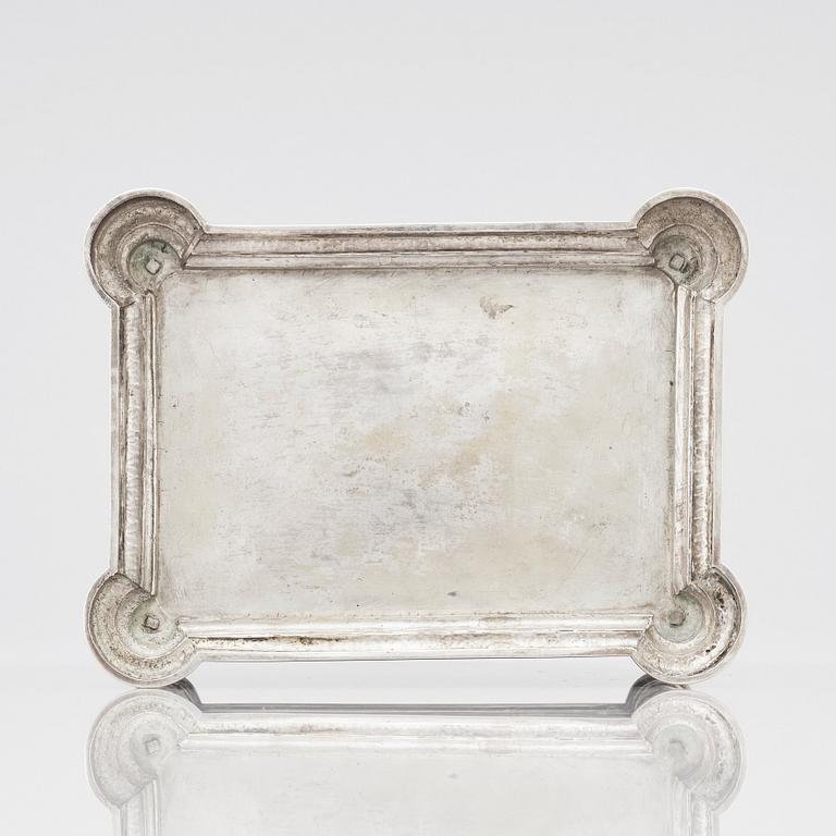 Brahmfeld & Gutruf, smyckeskrin, silver, mitten 1800-talet, Hamburg.