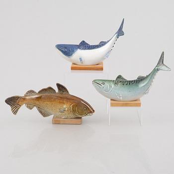 Sven Wejsfelt, three stoneware figurines, Gustavsberg.