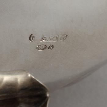 PARTI SILVER, 5 delar, 1900-tal. Vikt 220 g.