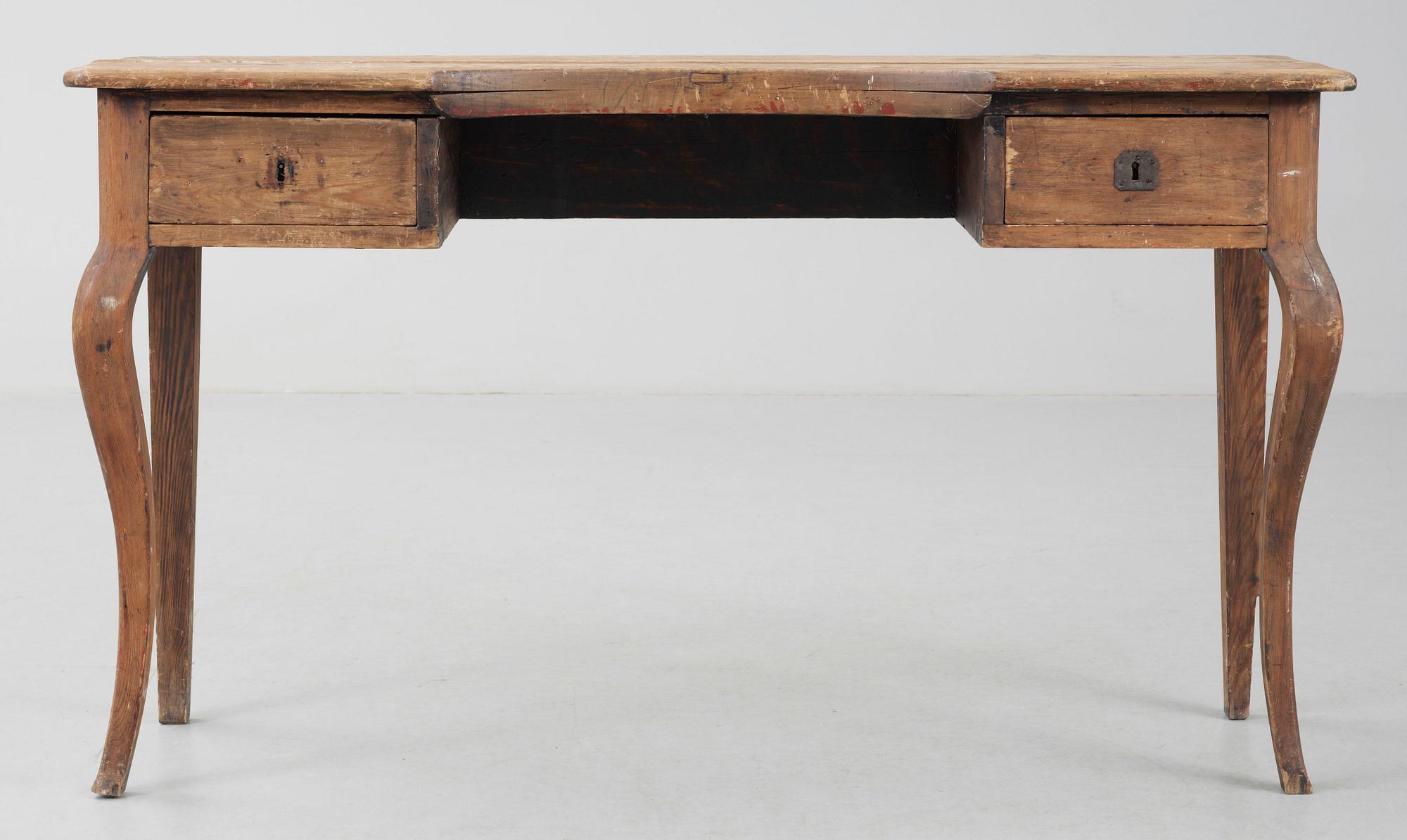 SKRIVBORD, delvis 1700-tal.