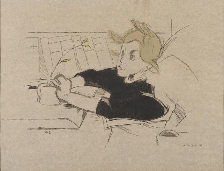 Helene Schjerfbeck, "The convalescent".