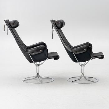Bruno Mathsson, armchairs, a pair, "Jetson", Dux, 1970s.