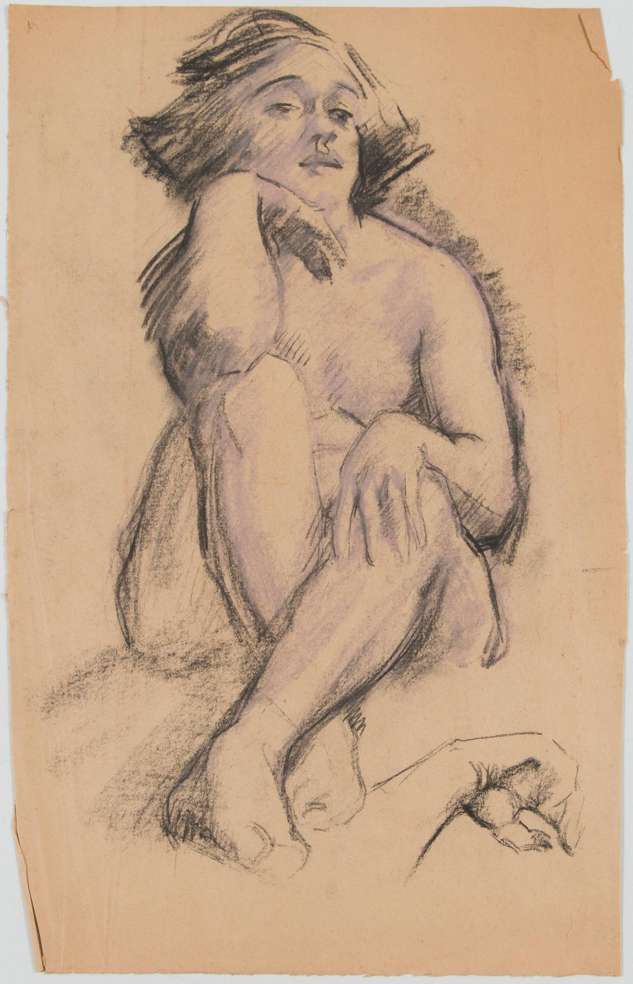 Santeri Salokivi, Nude Studies of Women, 5 pcs.
