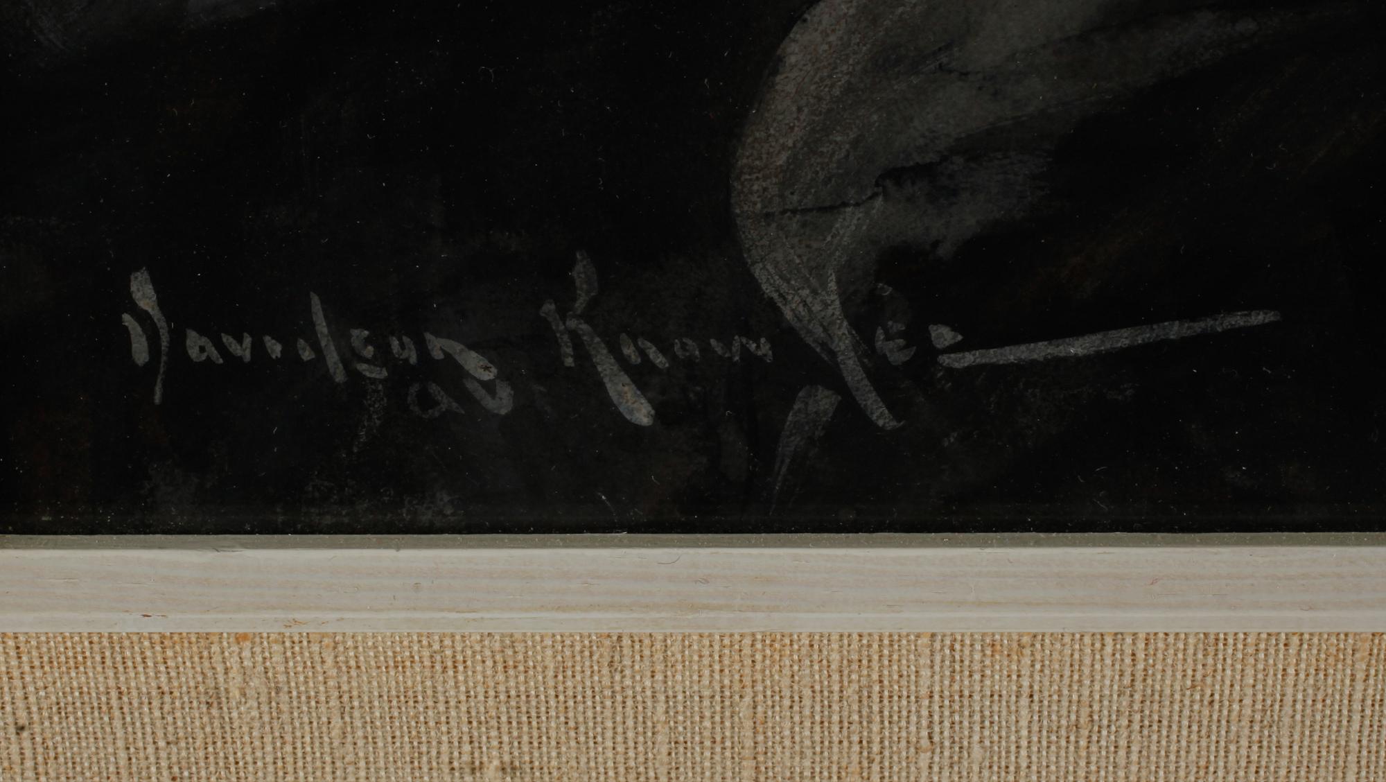 DAVIDSON KNOWLES, gouache, signerad.