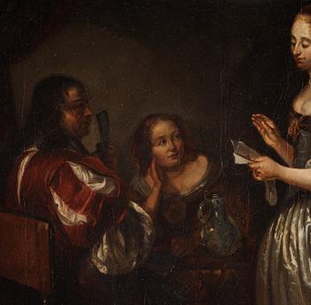 Gerard Terborch Circle of, The Letter.
