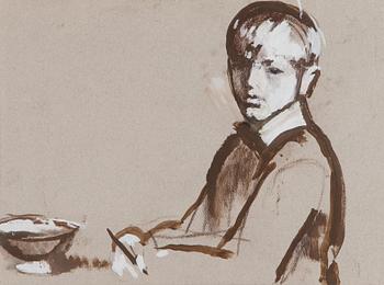 Tuomas von Boehm, Portrait of a boy.