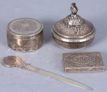 PARTI SILVER, 4 st, bl a 1800-tal.