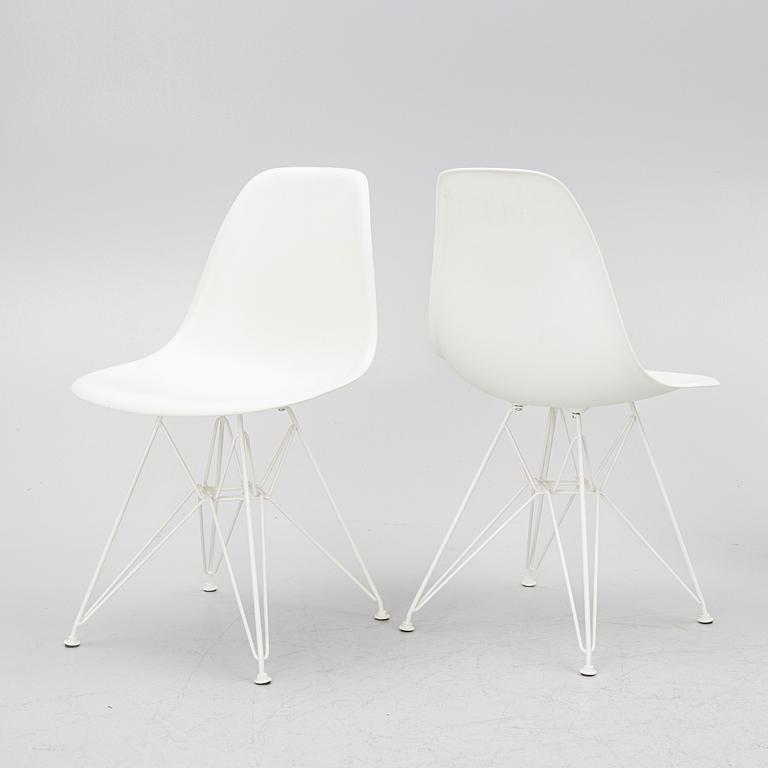 Charles & Ray Eames, chairs, 6 pcs, "Plastic chair DSR", Vitra, 2020.