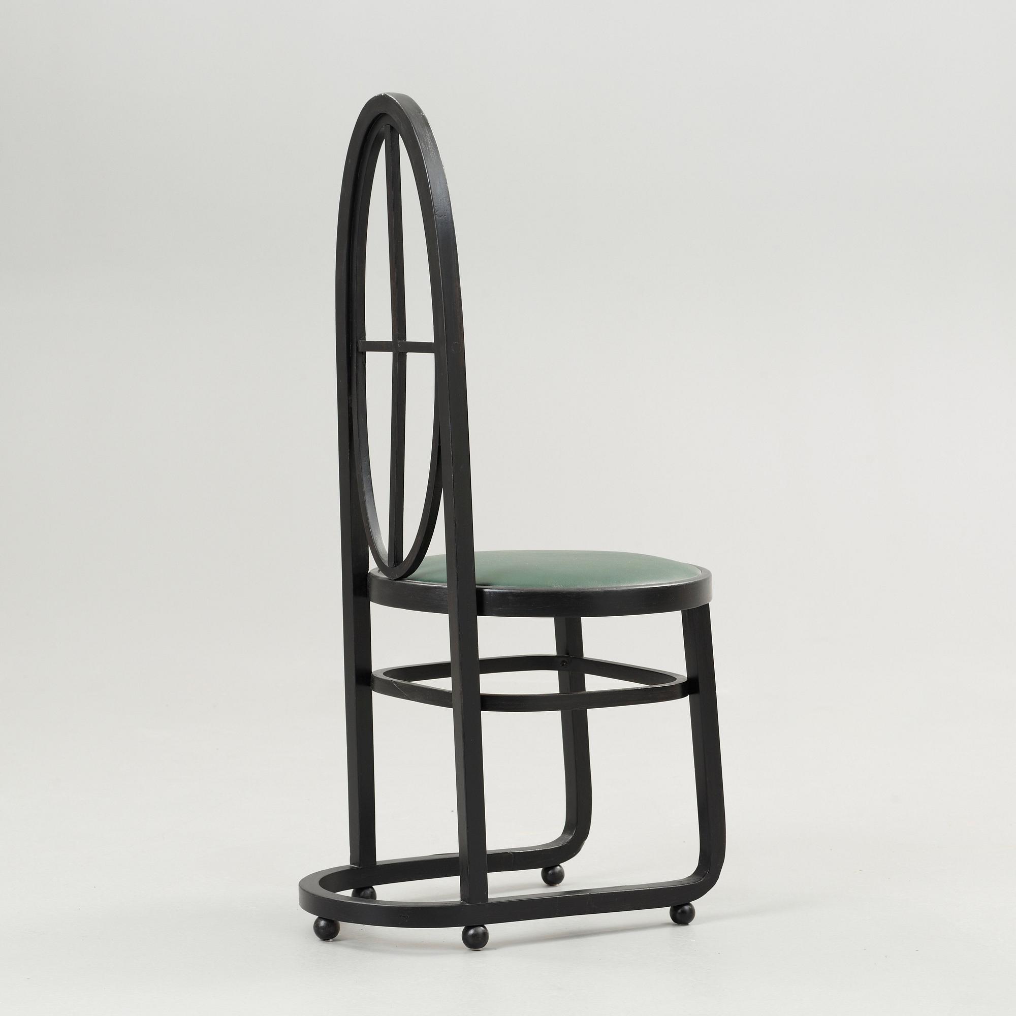 Two Carl Bergsten dining chairs, Gemla leksaksfabrik, Sweden ca 1906.