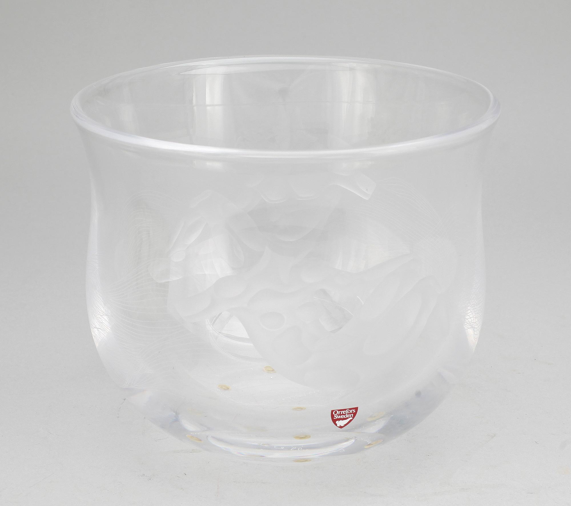 SKÅL, glas. Olle Alberius, Orrefors Gallery -92.
