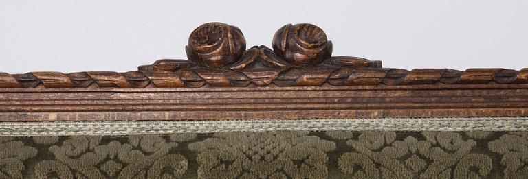 SALONGSGRUPP, 8 delar, gustaviansk stil, 1900-tal.