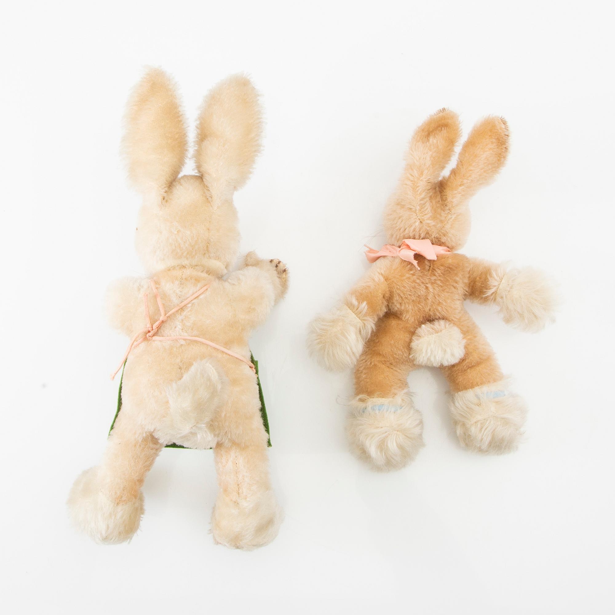 Toy animals, 4 pcs, Steiff, Germany, second half of the 20th century.