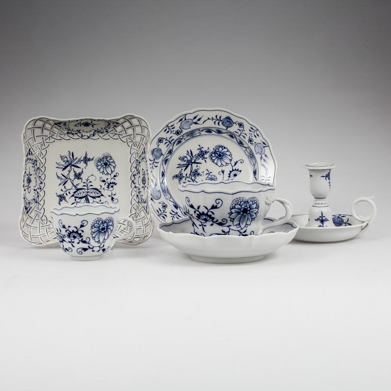 SERVIS, 17 delar, porslin, Meissen.