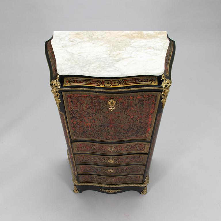 A Boulle style secretaire from latter half of the 19th century.