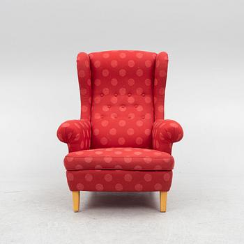 Carl Malmsten, armchair, "Häggbom", AB O.H. Sjögren.