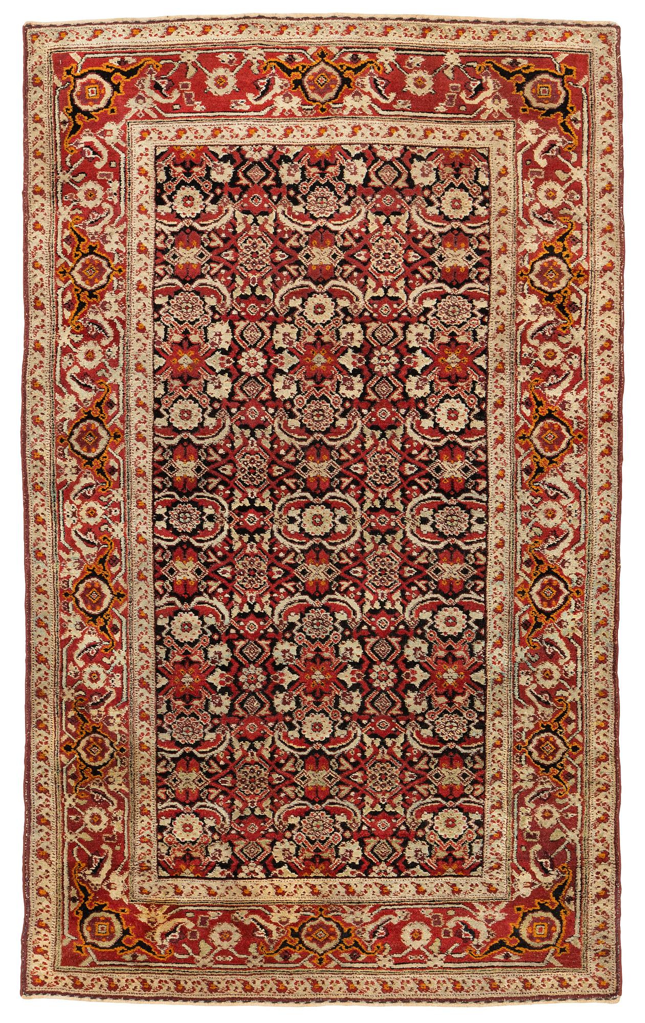 Matta, antik Agra, ca 208 x 127 cm.