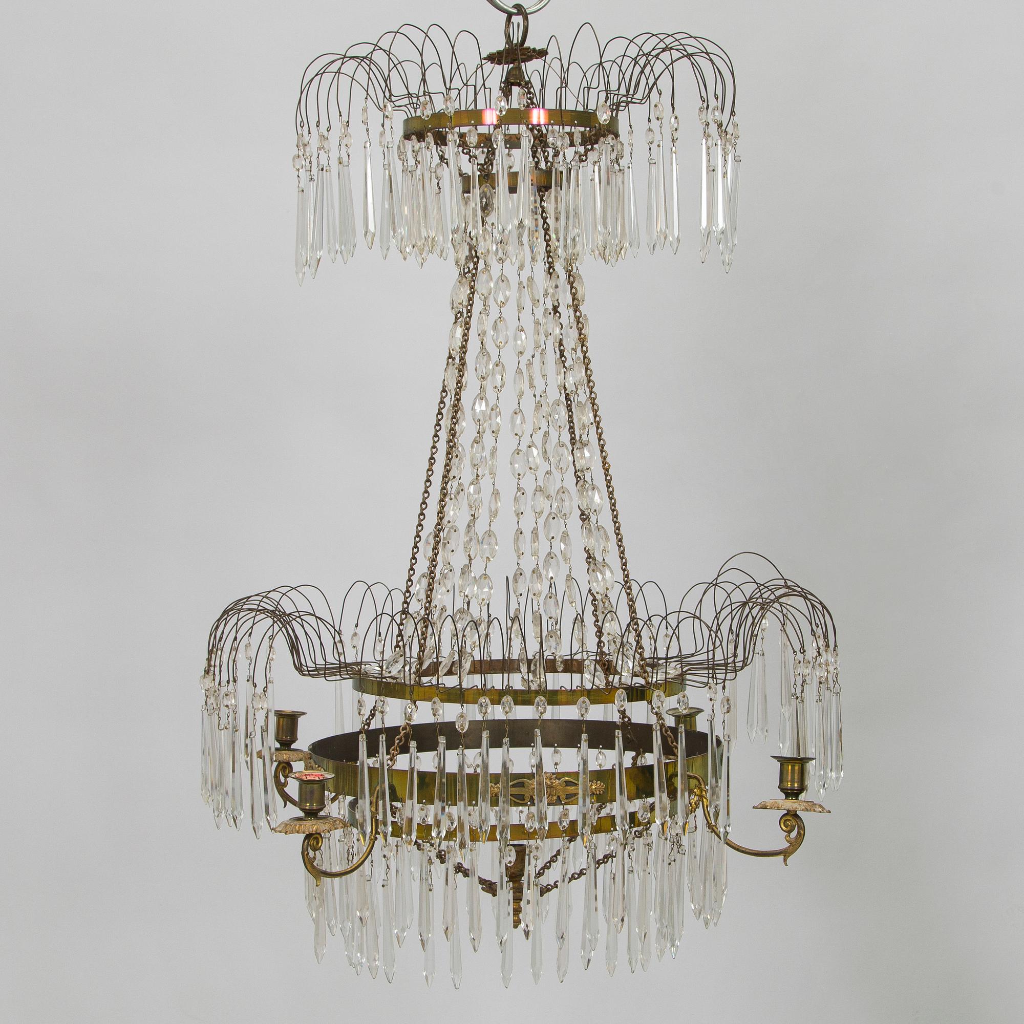 Takkrona, 1800-talets senare hälft.