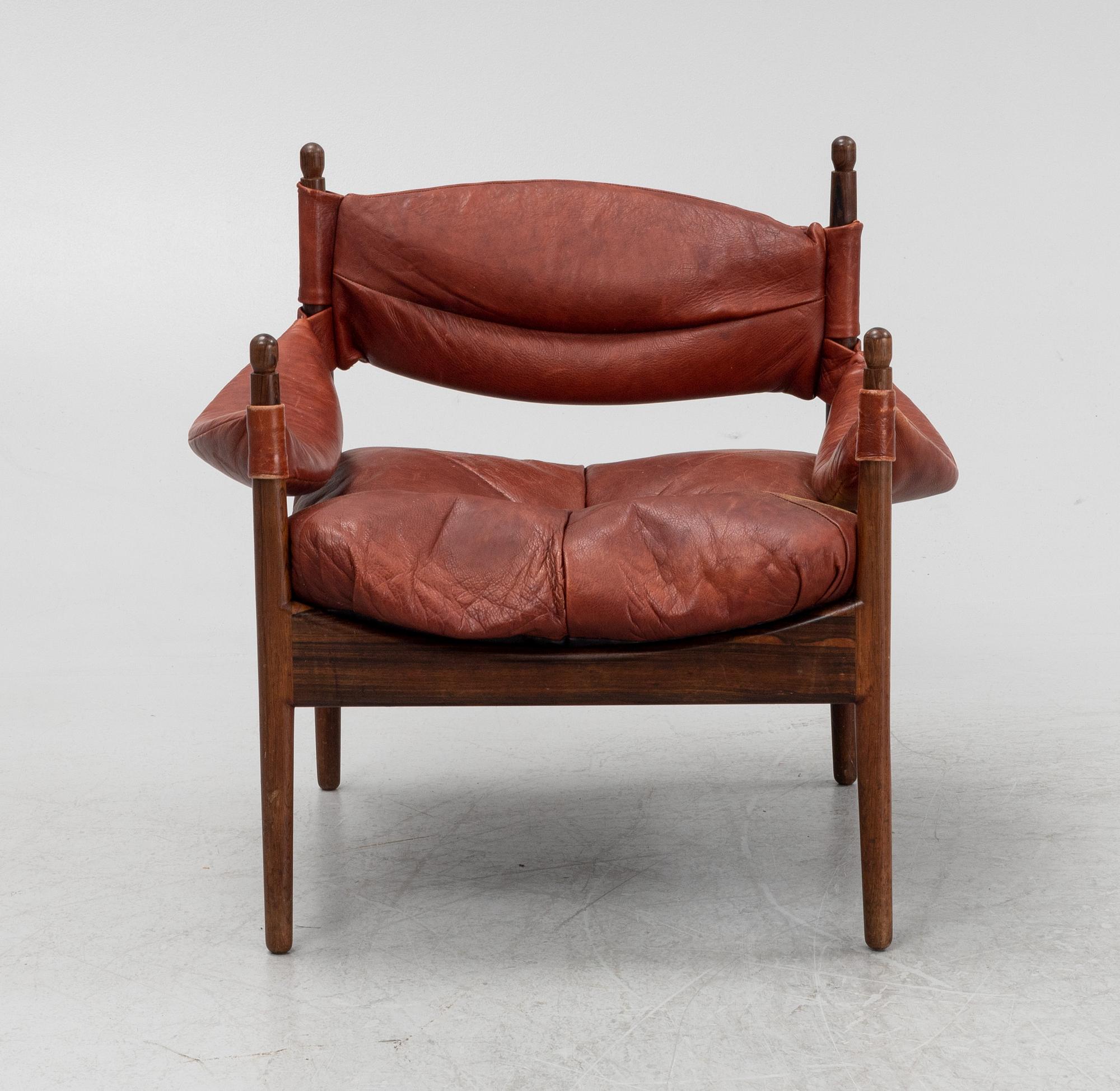 Christian Vedel, 'Modus' rosewood easy chair, Denmark, 1960's.