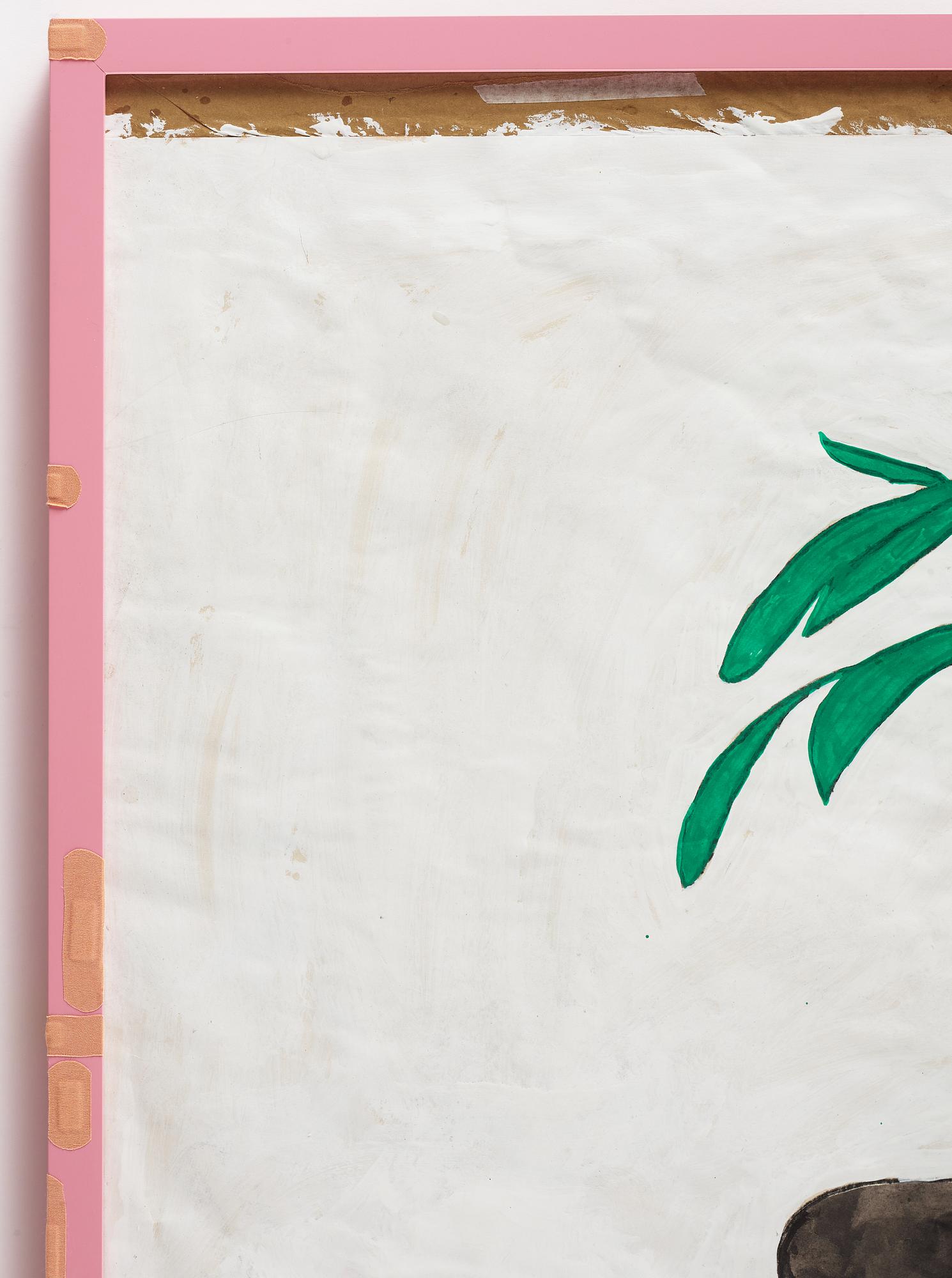 JIMMY MERRIS, Acrylic and lacquer on masking paper.