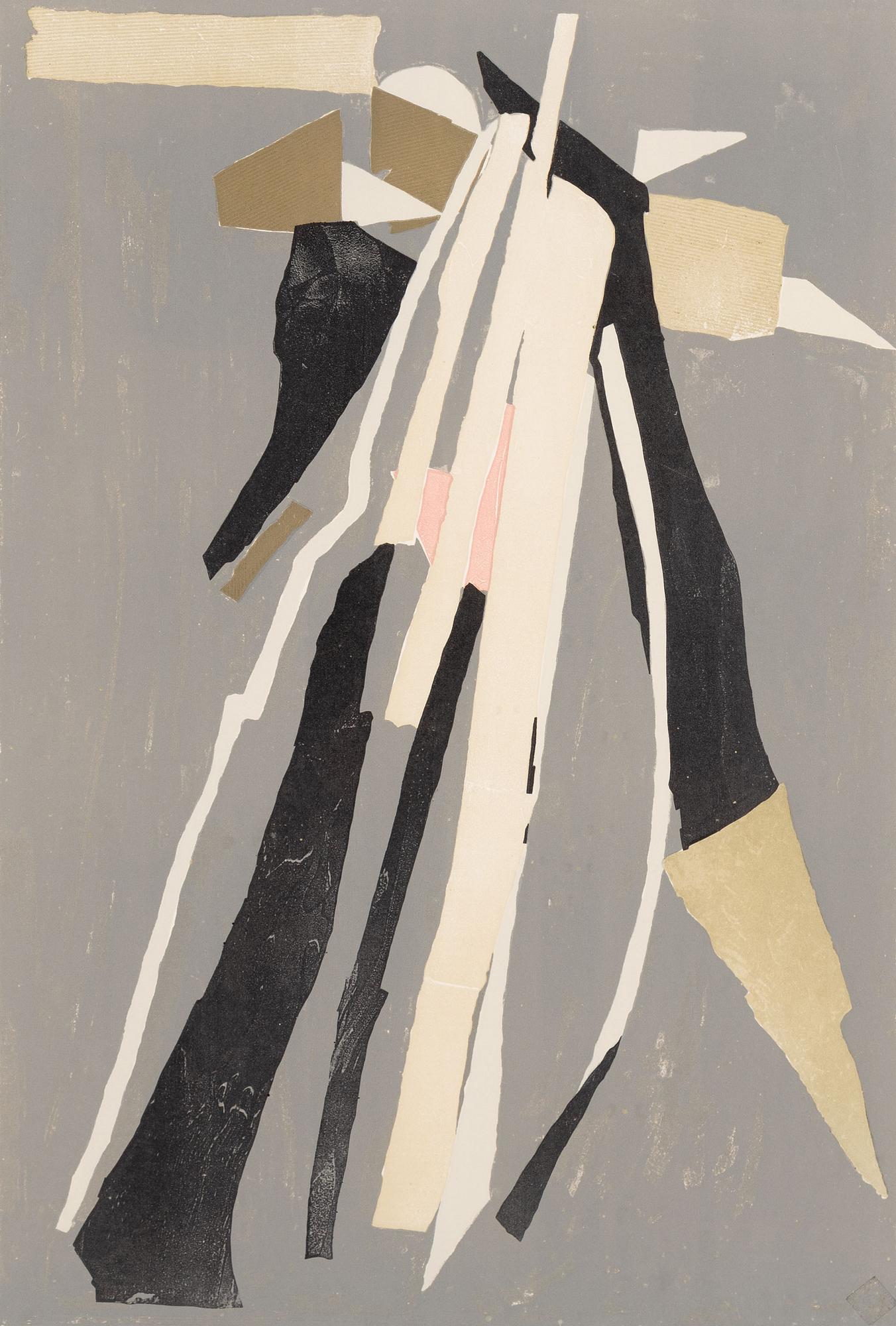 André Lanskoy, lithograph in colours, signed 54/100.