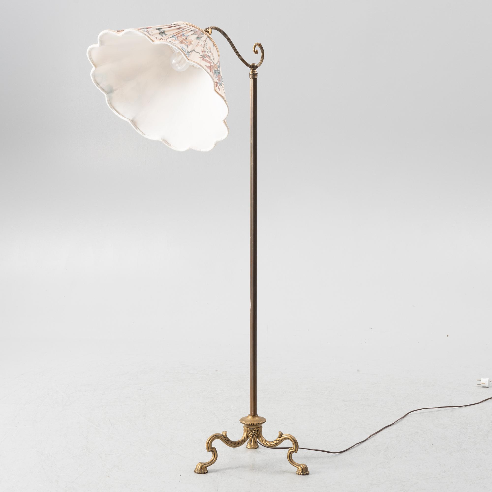 A floor lamp, 1940s.