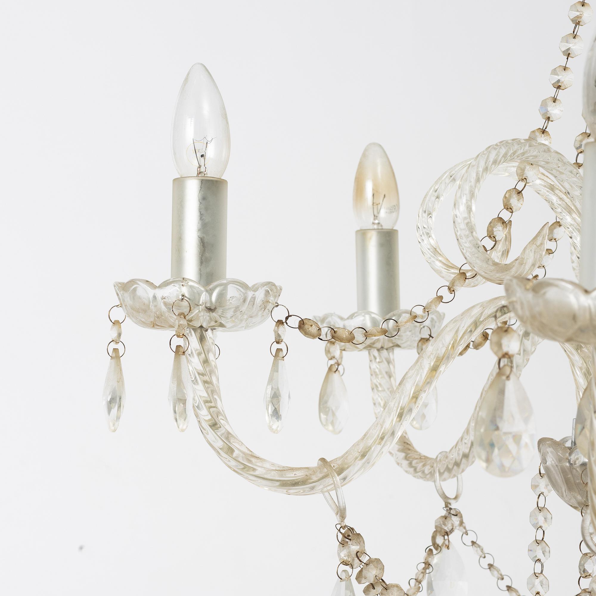 Chandelier, Venetian style, 20th century.