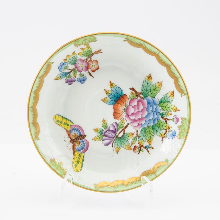 A collection of items from Herend Hungary 5 dlr Porcelain 20th century.