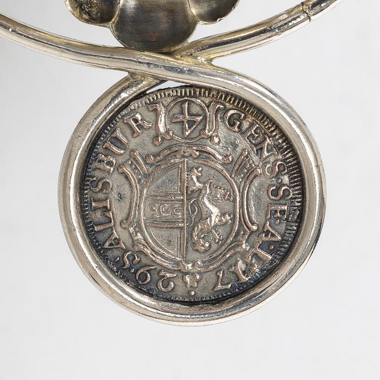 Table accessories, 7 pieces, silver, including Denmark 1880s.