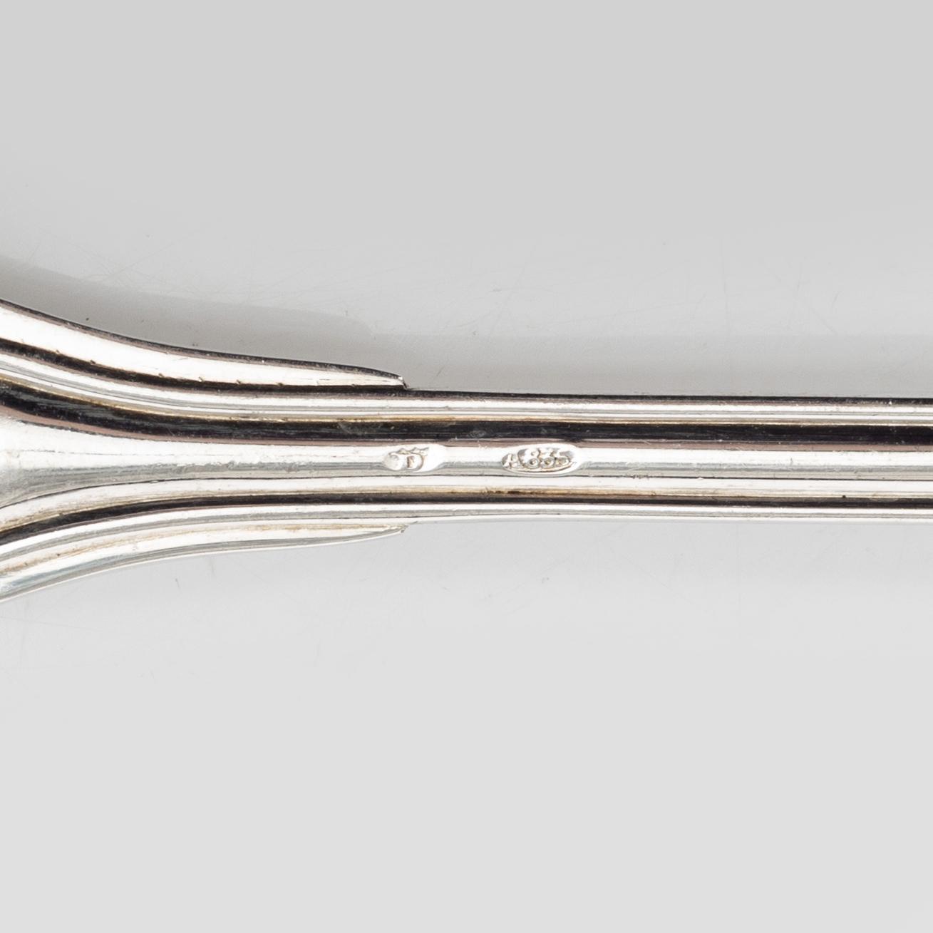 Hummergafflar, 12 st, silver, 1900-tal.