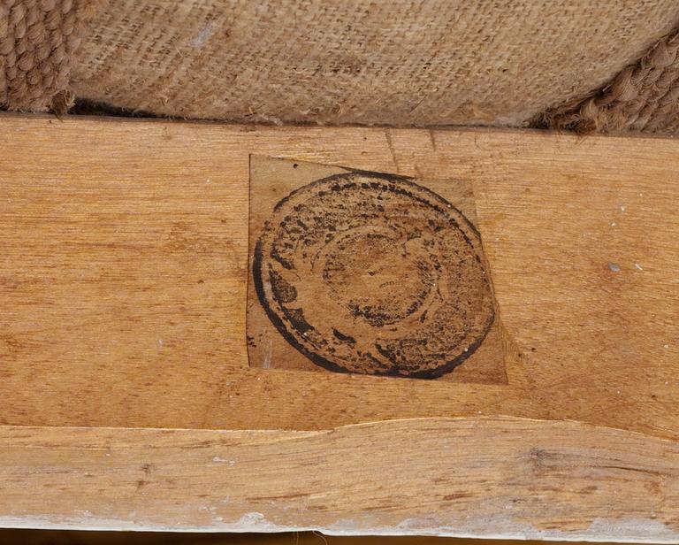 STOLAR, fyra stycken av Ephraim Ståhl (mästare i Stockholm 1794 -1820). 
Sengustavianska.