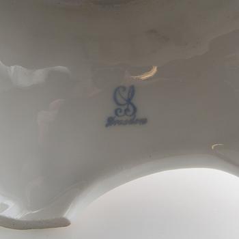 Bowl on foot Rococo style Germany mid-20th century porcelain.