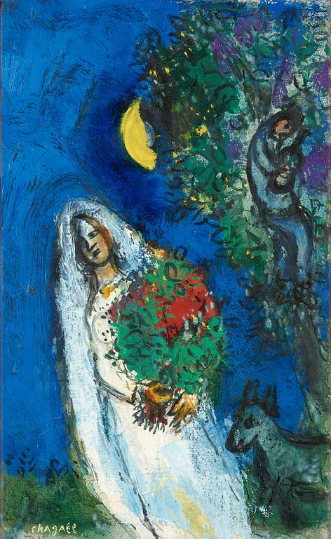 Marc Chagall, "La Mariée à la Lune".