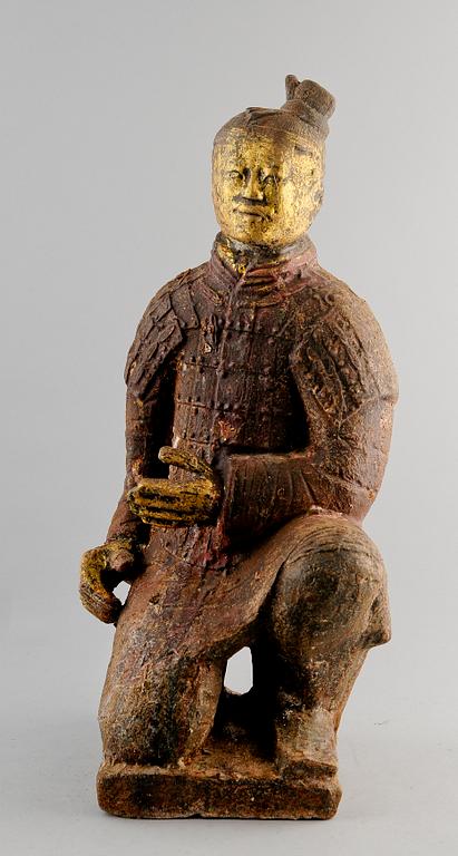 FIGUR, gjutjärn, Kina, 1900-tal.
