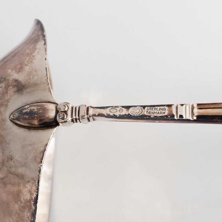 Johan Rodhe, cutlery set, 120 pieces, sterling silver, "Konge/Acorn", Georg Jensen, Denmark.