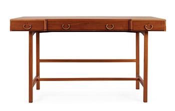 68. A Josef Frank mahogany, palisander and birch desk, Svenskt Tenn, model 1022.