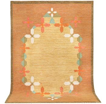 Ulla Parkdal, matta, rölakan, "Solbacka", ca. 235 x 163 cm.