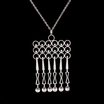 HALSSMYCKE, silver. Kultateollisuus. Vikt ca 32,5 g.