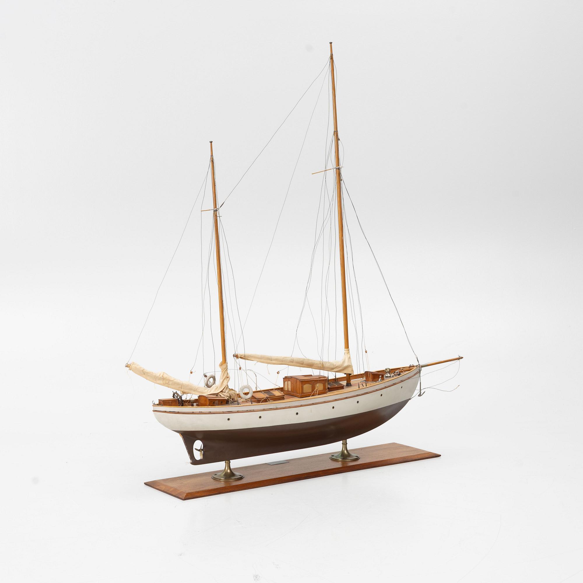Ship model. “Independence III”, mid-1990s.