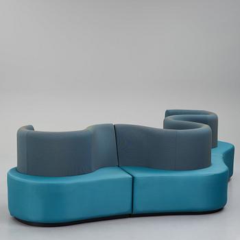 Verner Panton, a "Cloverleaf" sofa, Verpan international, Denmark, post 1969.