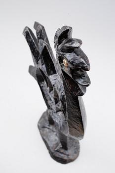 OLLE HERMANSSON, skulptur, gjutjärn, Husqvarna Vapenfabriksaktiebolag, 1960-tal.