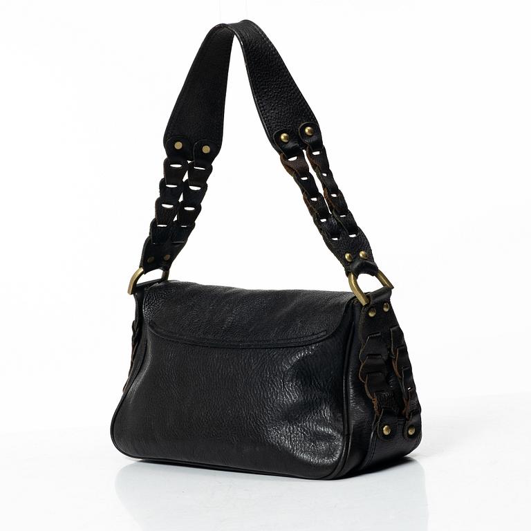 Mulberry, a leather bag.